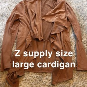 Z Supply cardigan, size large